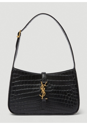 Saint Laurent Le 5 A 7 Hobo Shoulder Bag - Woman Shoulder Bags Black One Size