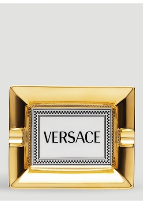 Rosenthal Small Medusa Rhapsody Ashtray -  Ceramics Gold One Size