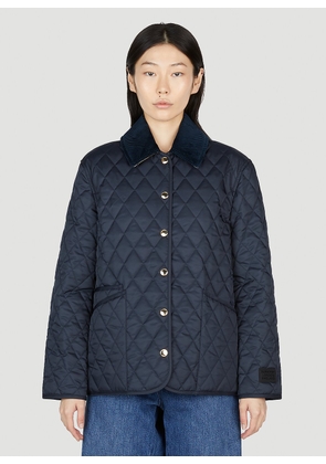 Burberry Dranefeld Quilted Jacket - Woman Jackets Dark Blue M