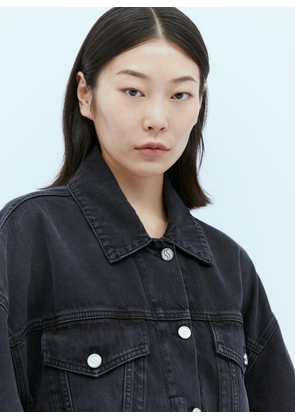 Stella McCartney Falabella Chain Denim Jacket - Woman Jackets Grey M