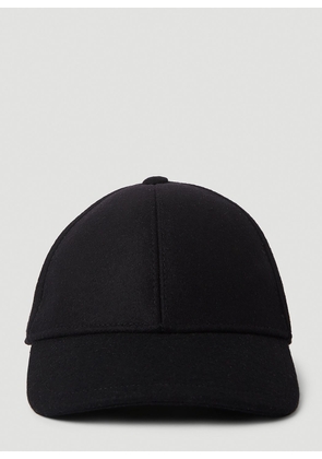 Saint Laurent Monogram Baseball Cap - Woman Hats Black 57
