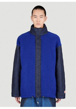 Kenzo Archive Logo Zip Up Jacket - Man Jackets Blue Xl