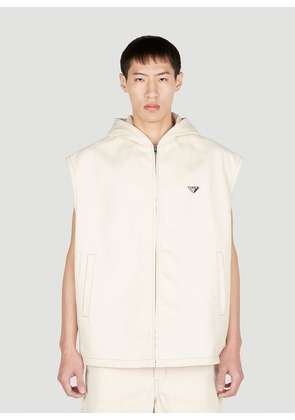 Prada Bull Sleeveless Jacket - Man Jackets Cream S