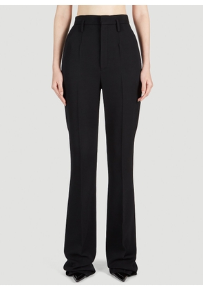 Saint Laurent Bootcut Tailored Pants - Woman Pants Black Fr - 38