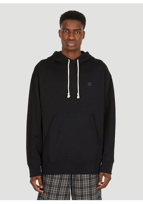 Acne Studios Face Patch Hooded Sweatshirt - Man Sweatshirts Black Xxl