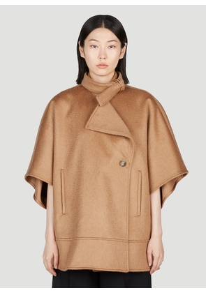 Max Mara Haven Cape Jacket - Woman Jackets Camel S - M