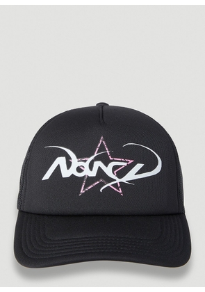 Nancy Glam Trucker Cap - Man Hats Black One Size