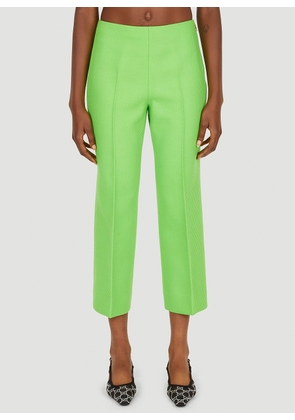 Gucci Pressed Pleat Pants - Woman Pants Green It - 40
