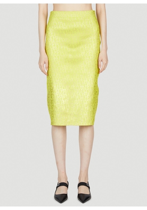 Diesel M-ikaria Midi Skirt - Woman Skirts Yellow Xs