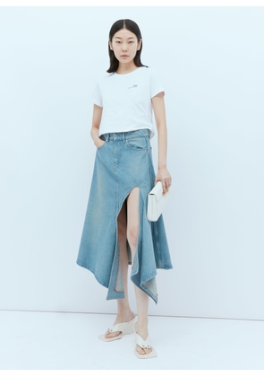 A.P.C. Logo Print T-shirt - Woman T-shirts White M