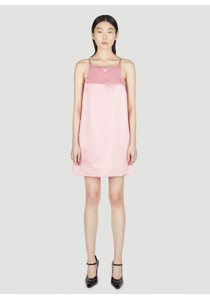 Prada Satin Dress - Woman Dresses Pink It - 42