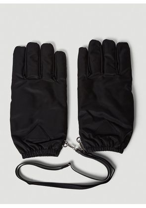 Prada Re-nylon Gloves - Man Gloves Black 10