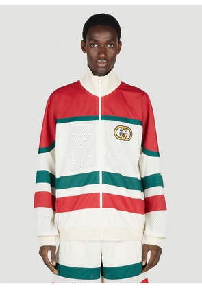 Gucci Block Stripe Track Jacket - Man Jackets White L