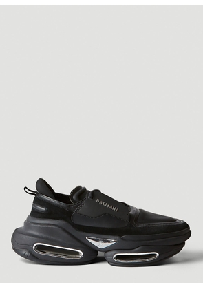 Balmain B-bold Leather Sneakers - Man Sneakers Black Eu - 44