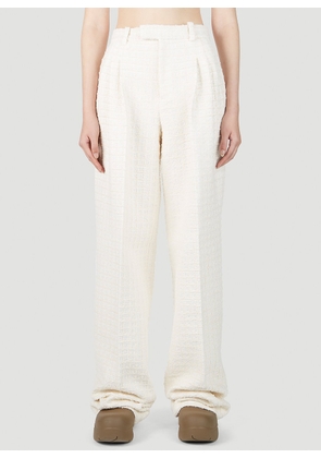 Gucci Tweed Pants - Woman Pants Cream It - 42