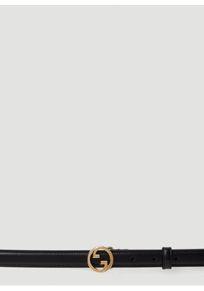 Gucci Interlocking G Belt - Woman Belts Black 95