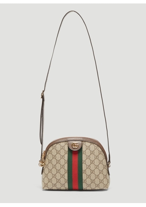 Gucci Ophidia Gg Print Shoulder Bag - Woman Shoulder Bags Brown One Size