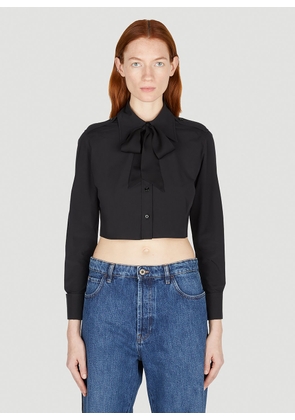 Gucci Cropped Shirt - Woman Shirts Black It - 42