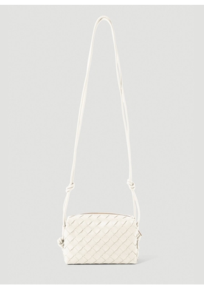 Bottega Veneta Loop Mini Shoulder Bag - Woman Shoulder Bags White One Size