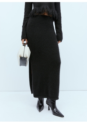 JW Anderson Side Split Tube Skirt - Woman Skirts Black M