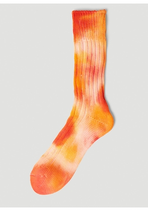 Stain Shade x Decka Socks Tie Dye Socks -  Socks Orange 2