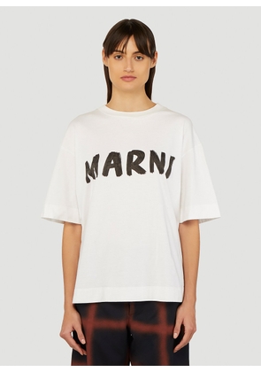 Marni Logo T-shirt - Woman T-shirts White It - 42