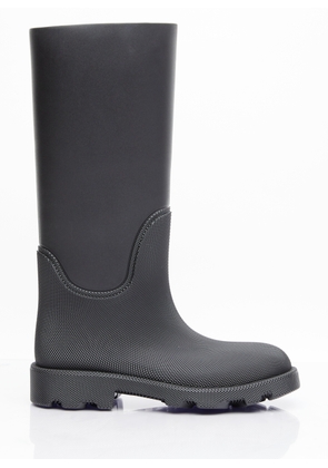 Burberry Rubber Marsh High Boots - Woman Boots Black Eu - 41