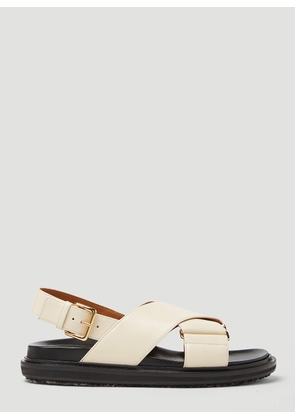 Marni Fussbett Sandals - Woman Sandals White Eu - 39