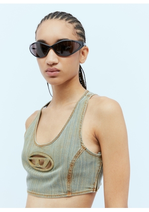 Diesel De-top-fsd Top - Woman Tops Green L