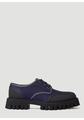 Gucci Gg Lace-up Shoes - Man Lace Ups Navy Uk - 09