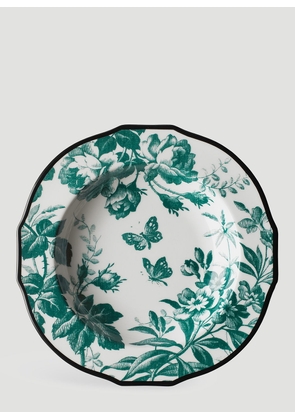 Gucci Herbarium Soup Bowl -  Kitchen  Green One Size