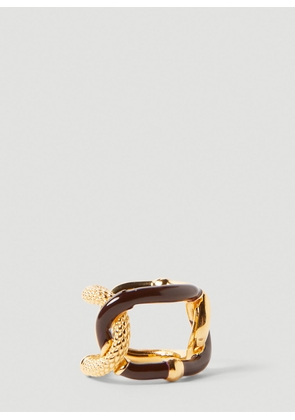 Bottega Veneta Contrast Link Ring - Woman Jewellery Gold It - 17