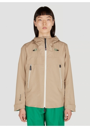 Moncler Grenoble Maules Windbreaker Jacket - Woman Jackets Beige 4