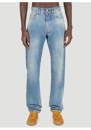 Maison Margiela Washed Jeans - Man Jeans Light Blue 30