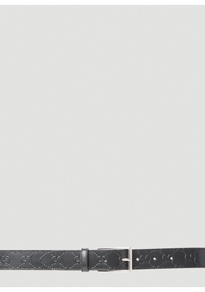 Gucci Gg Tennis Belt - Man Belts Black 90