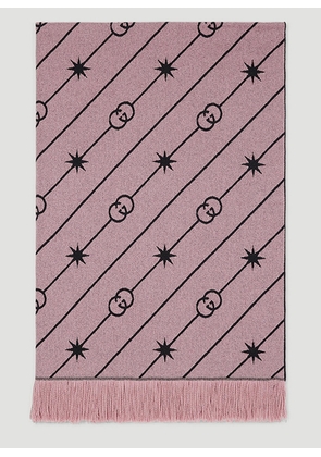 Gucci Diagonal Plaid Blanket -  Textiles Pink One Size
