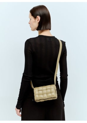 Bottega Veneta Padded Cassette Small Shoulder Bag - Woman Shoulder Bags Beige One Size