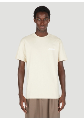 Jacquemus Logo Print T-shirt -  T-shirts Light Beige L