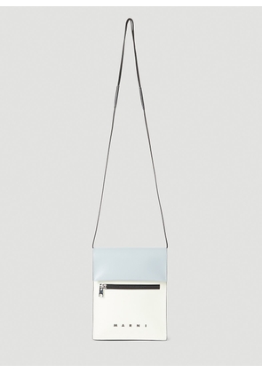 Marni Logo Pouch Crossbody Bag - Man Crossbody Bags White One Size