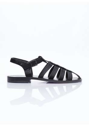The Row Pablo Ponyhair Sandals - Woman Sandals Black Eu - 39