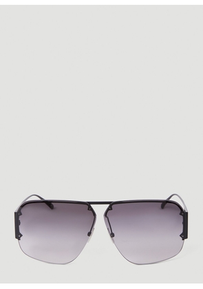Bottega Veneta Classic Aviator Sunglasses - Woman Sunglasses Black One Size