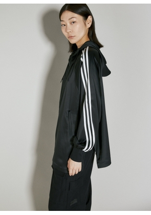 Y-3 Satin Hooded Track Jacket - Woman Jackets Black S