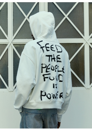 Sky High Farm Workwear Alastair Mckimm Workwear Hooded Sweatshirt -  Sweatshirts White S