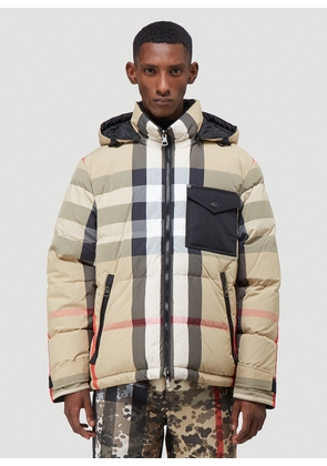 Burberry Rutland Reversible Down Jacket - Man Sweatshirts Beige M