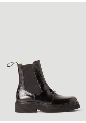 Marni Pierced Chelsea Boots - Man Boots Black Eu - 40
