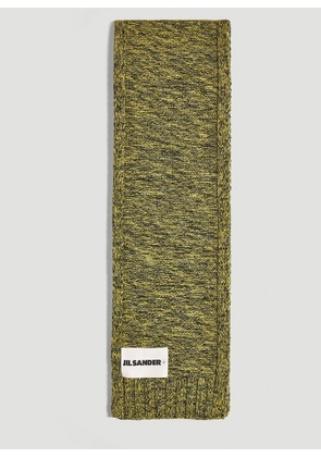 Jil Sander+ Chunky Mouliné Scarf - Man Scarves Green One Size