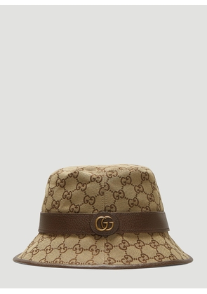 Gucci Gg Logo Fedora Hat -  Hats Beige S