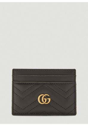 Gucci Gg Marmont Card Holder - Woman Wallets & Cardholders Black One Size