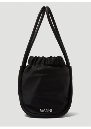 GANNI Side Strap Mini Bag - Woman Handbags Black One Size