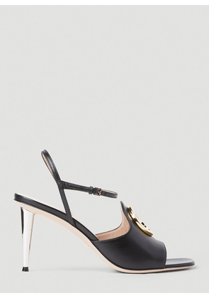 Gucci Blondie High Heel Sandals - Woman Heels Black Eu - 40